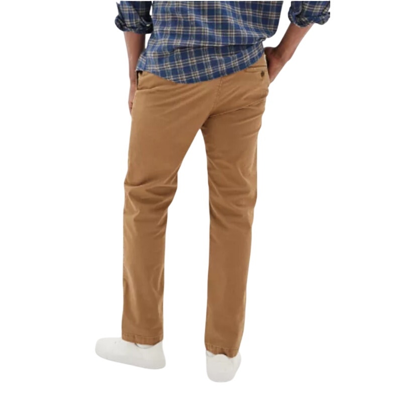 NWT New American Eagle Mens 32/32 Flex Original Straight Lived In Khaki Pants