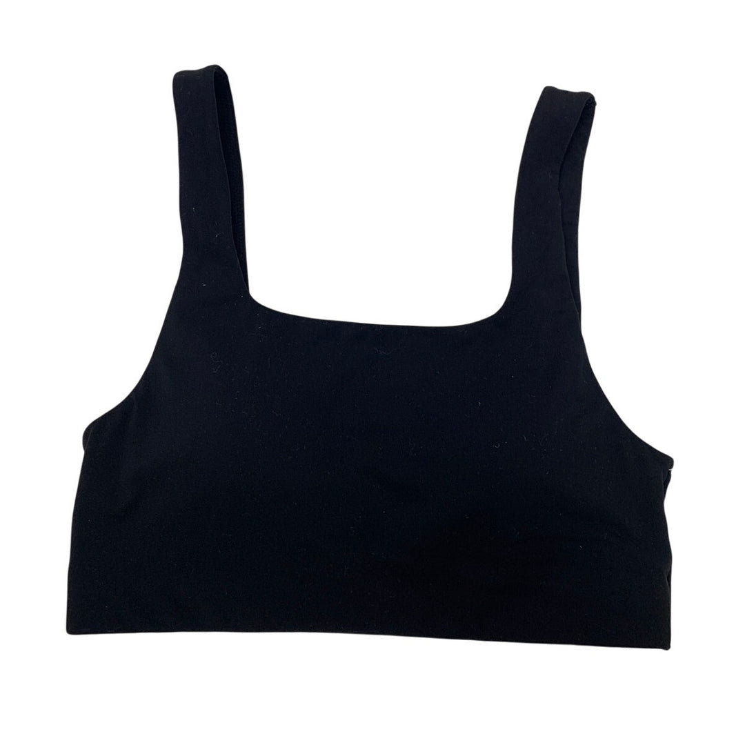 New Aerie Womens Small Black Thick Strap Pullover Scoop Neck Sports Bra