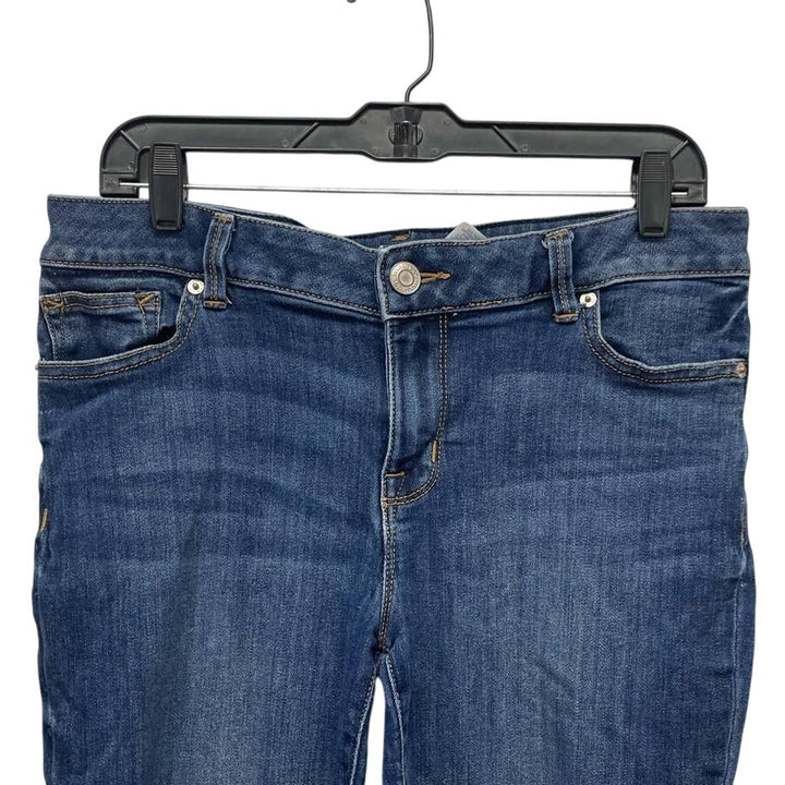 Maurices Juniors 11/12 Cotton Blend Stretch Denim Distressed Rough Hem Jeans