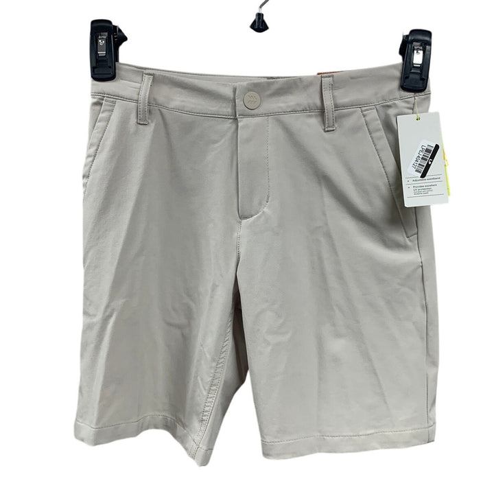 New All In Motion Kids Size 10 Moisture Wicking UPF 50+ Tan Golf Shorts