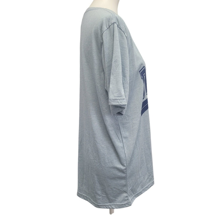 Hand Printed Upcycled Womens Large In My Boy Mom Era Short Sleeve Tee Shirt