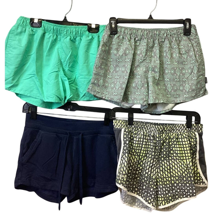 Lot of 4 Size Small State of Mine Heat Gear Green Tea Short Athletic Shorts