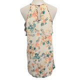 Pink Owl Apparel Womens Medium Floral Spaghetti Strap Lined Sheath Dress