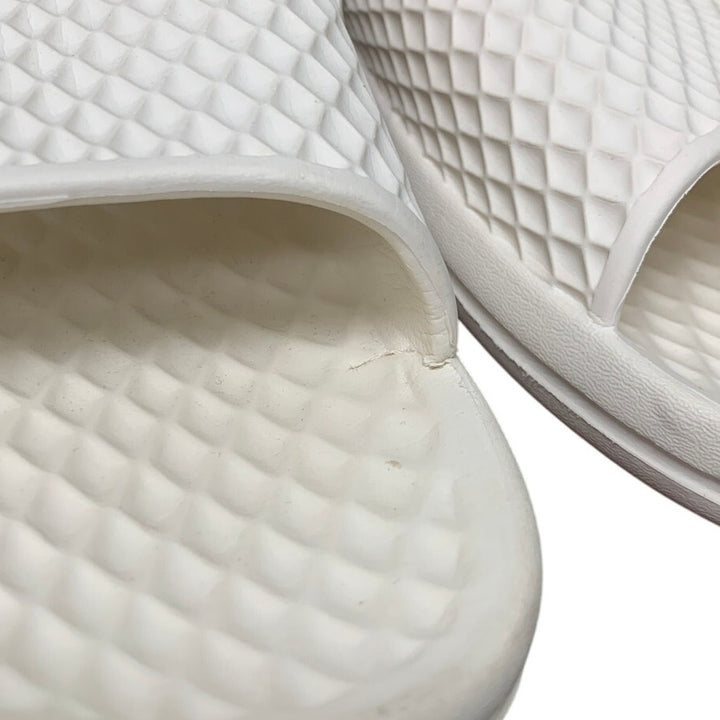 Funky Monkey Mens Size 11 Ivory Slip On Single Strap Bath Shower Slipper Shoes