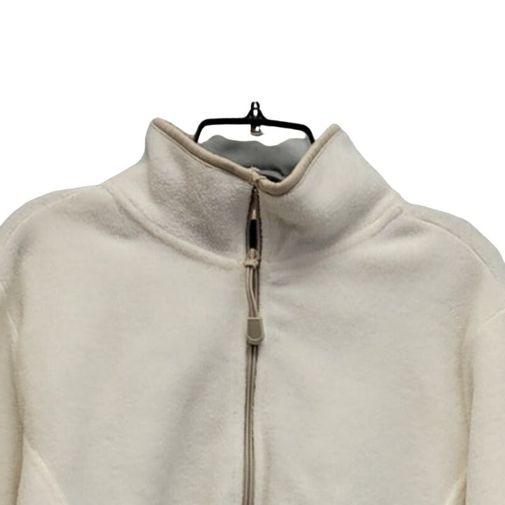 St Johns Bay Womens XL Polyester Long Sleeve Quarter Zip Fleece Pullover