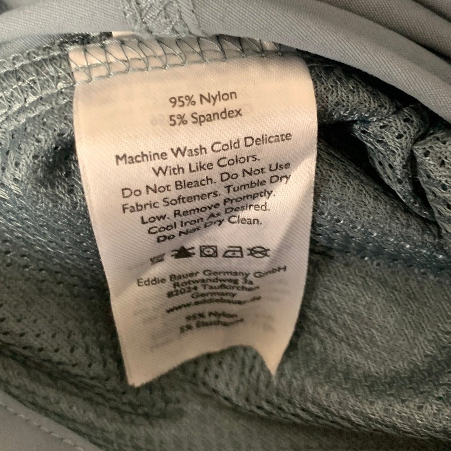 New Eddie Bauer Womens Graphite Blue Mid Rise UPF 50+ Outdoor Guide Pants
