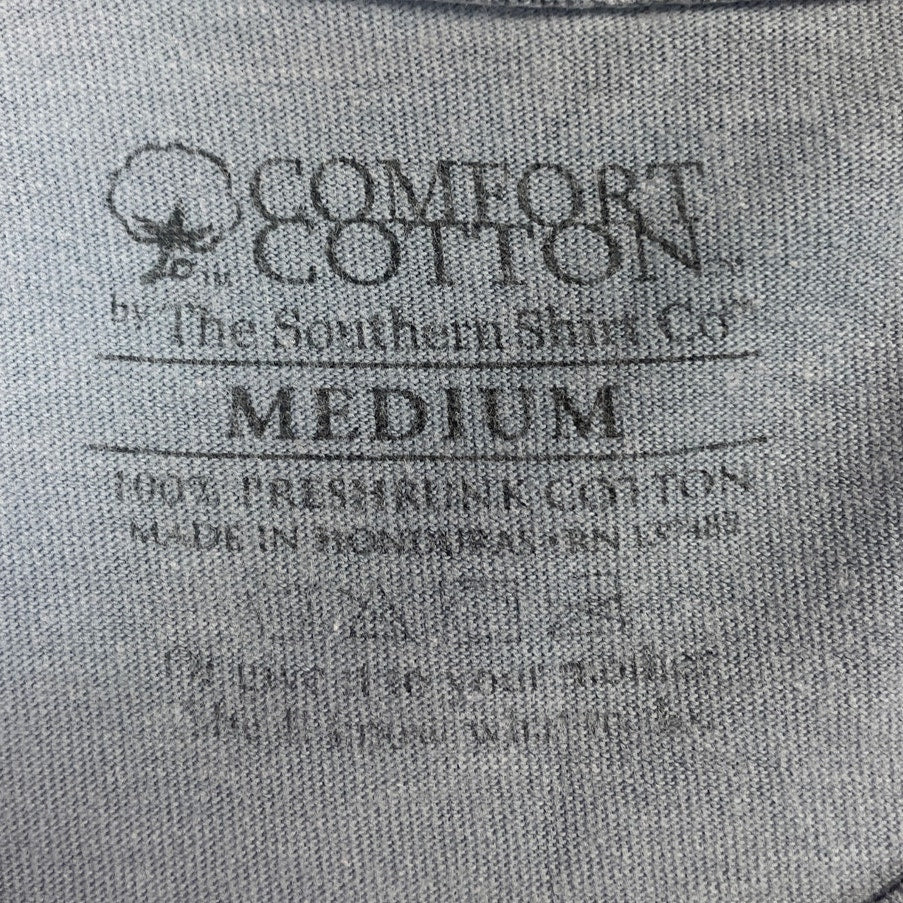 Comfort Cotton Mens Medium 100% Cotton Short Sleeve Crew Neck Tee Shirt