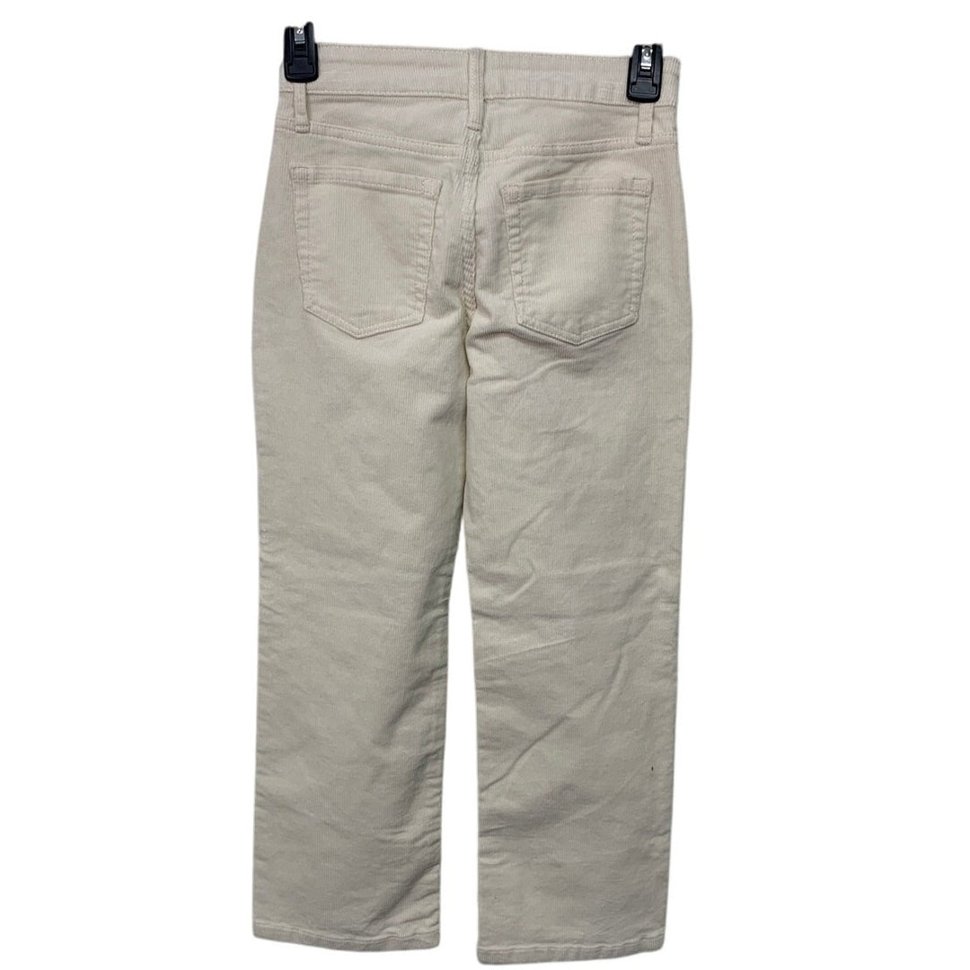 NWT New Art Class Girls Medium (8) White Sand Cotton Blend Corduroy Pants