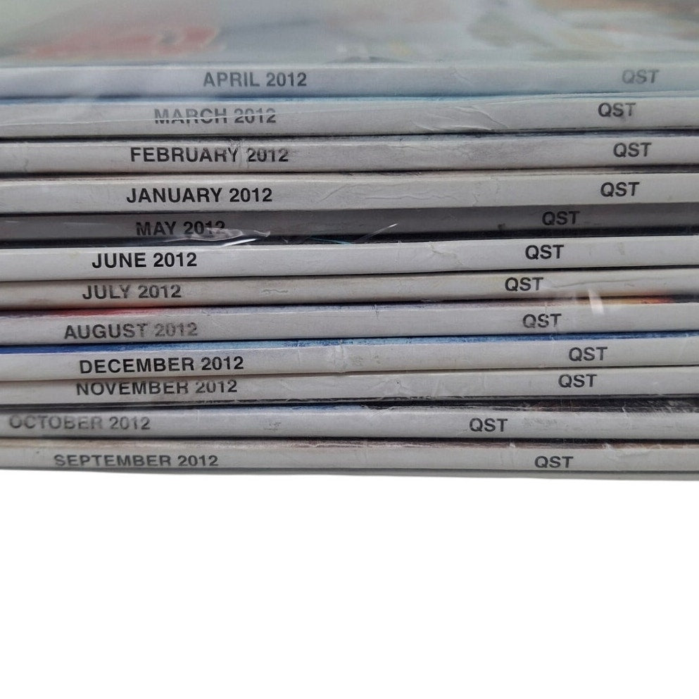 2012 QST National Assn Amateur Radio Magazine FULL Year 12 Issues Lot