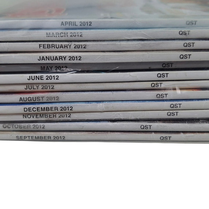 2012 QST National Assn Amateur Radio Magazine FULL Year 12 Issues Lot