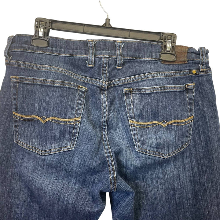 Lucky Brand Ladies Size 12/31 Stretch Cotton Denim Blue Straight Leg Ankle Jeans
