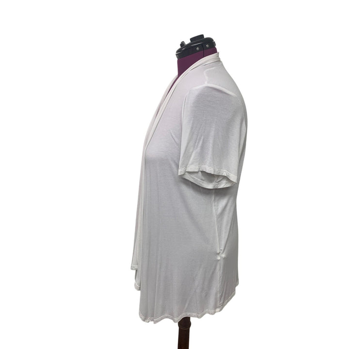 Urim Womens Plus Size 2X Rayon Blend Open Front Half Sleeve Cardigan Jacket