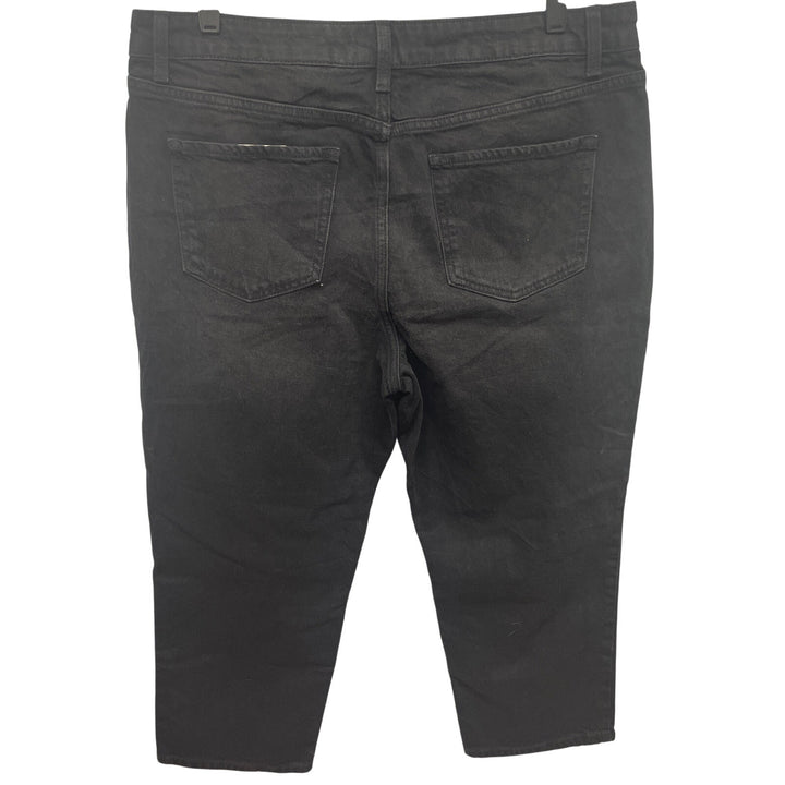 Time &amp; Tru Womens Size 18 High Rise Black Stretch Cotton Blend Denim Jeans