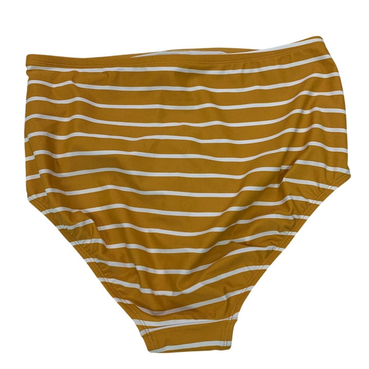 New Kona Sol Womens X (14/16) High Waist Full Seat Coverage Bikini Bottoms ONLY