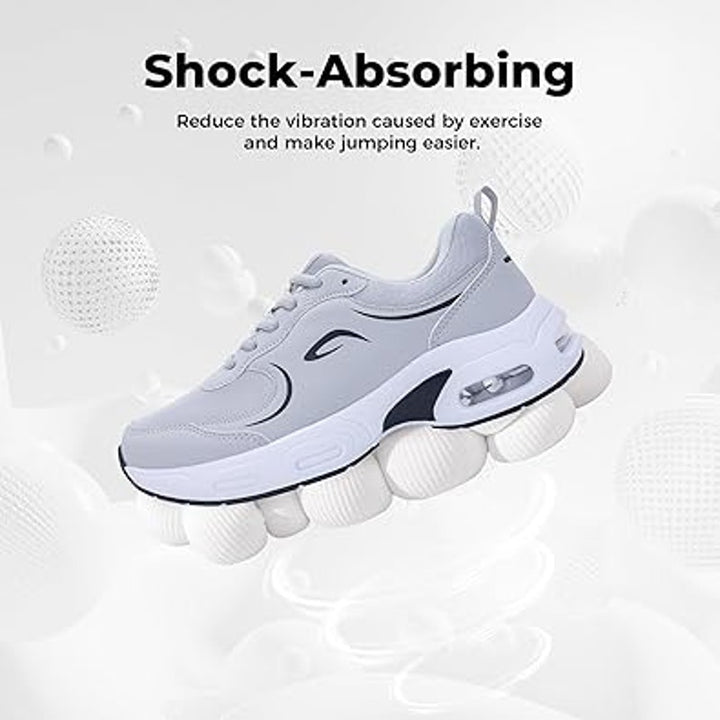 Artlea Womens Size 9 Gray Lace Up Arch Support Walking Running Athletic Shoes