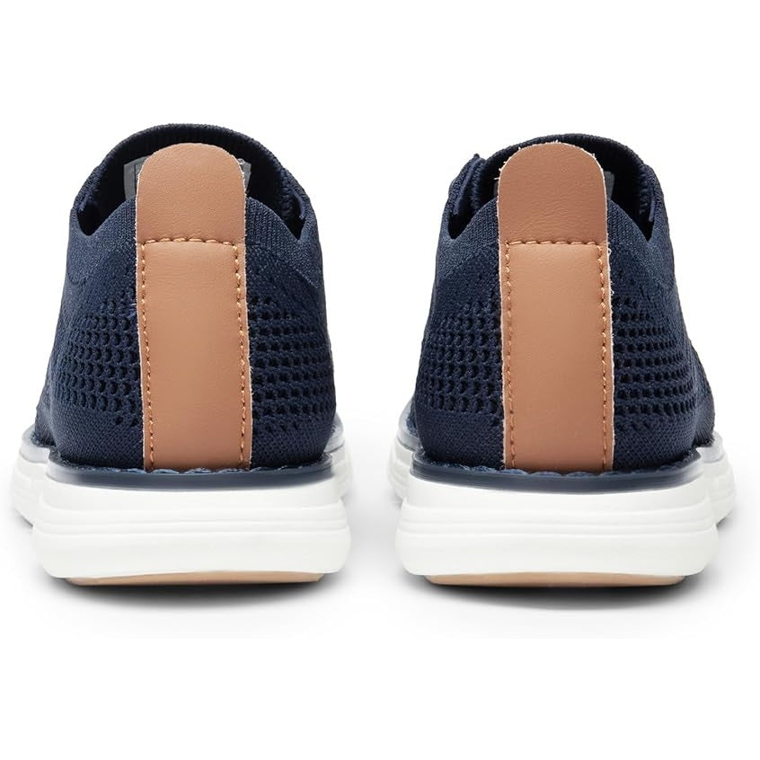 Bruno Marc Boys Size 4 Navy Blue Mesh Oxfords SneakersLace-Up Lightweight Shoes