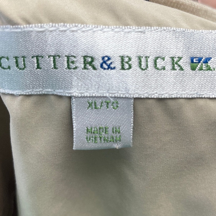 Cutter &amp; Buck Mens XL Long Sleeve VNeck Lined Golf Sports Pullover Jacket