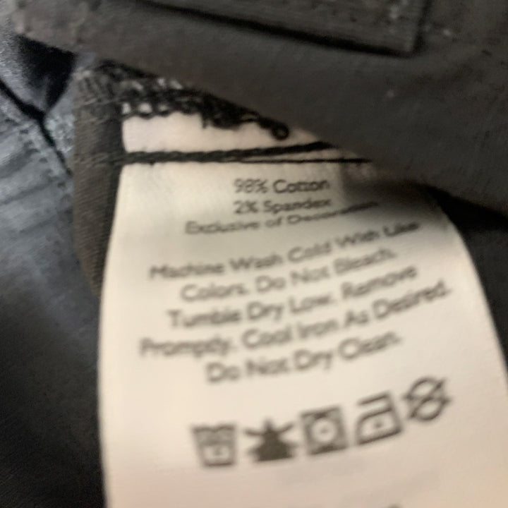 New Eddie Bauer Womens Carbon Gray Stretch Cotton Ripstop Ankle Pants w Pockets
