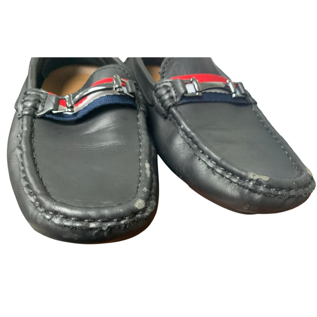 Bruno Marc Little Boys Size 2 Black Faux Leather Loafer Slip-On Dress Shoes