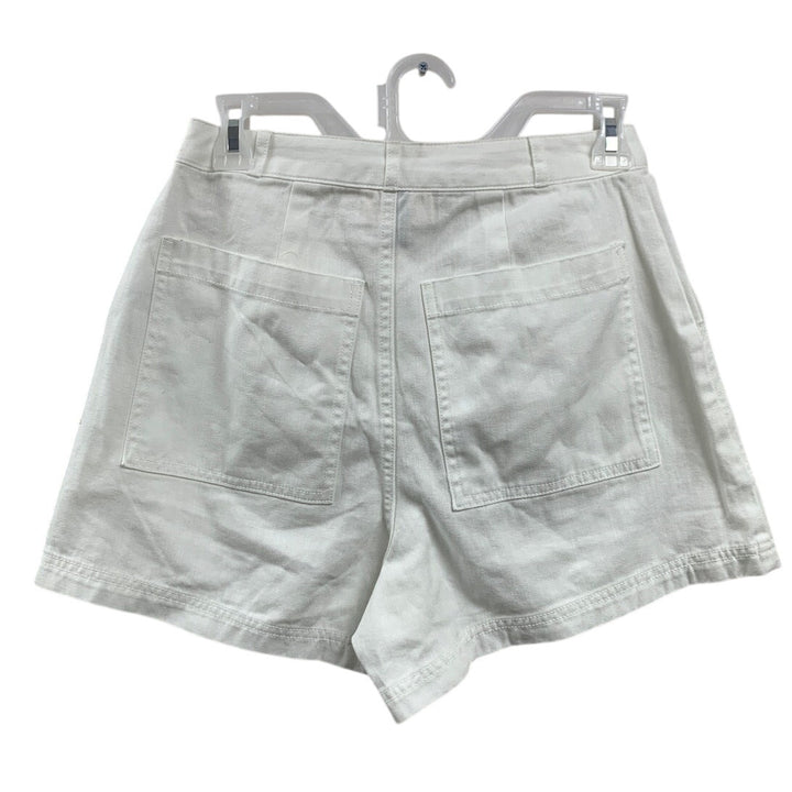 New Universal Thread Womens Size 2 100% Cotton White Front Pocket Short Shorts