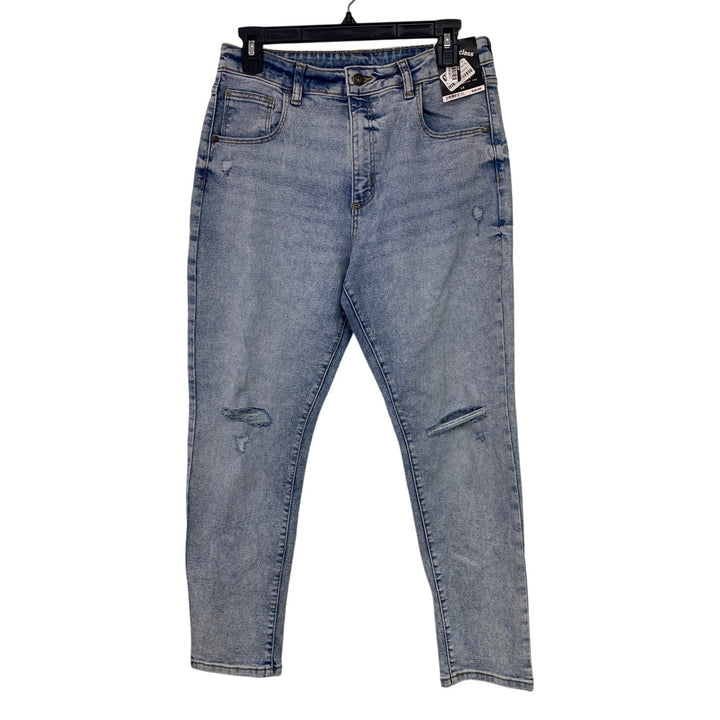 NWT New Art Class Girls Size 18 Distressed Adjustable Waist Denim Blue Jeans