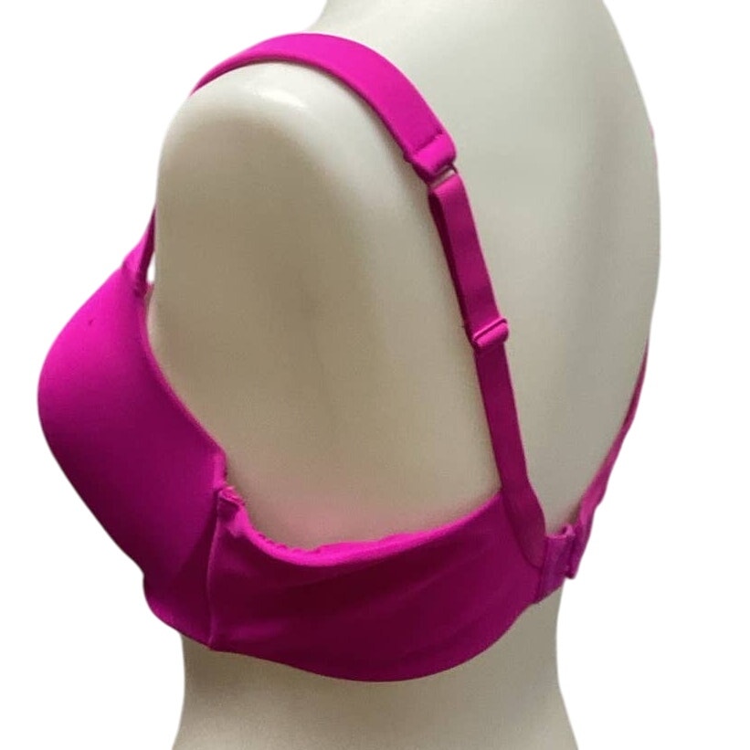 Ambrielle 38D Underwire Lightly Lined Nylon Balconette 2 Hook Adjustable Bra