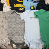 12 Baby Boys 3-6 Months Mizzou Gerber Wonder Nation Carters One Pieces