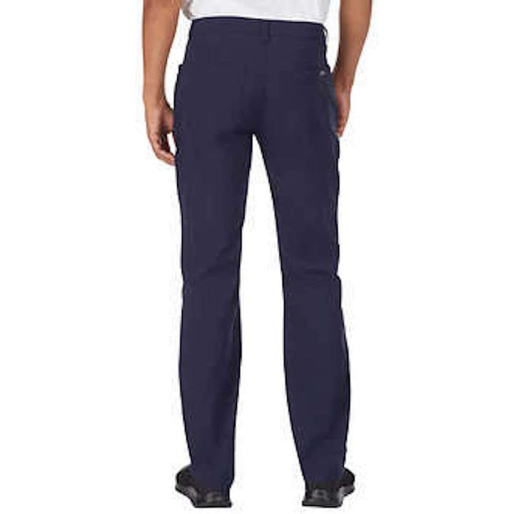 New Eddie Bauer Mens Navy Atlantic Blue UPF 50+ Strech Tech Pants w Pockets