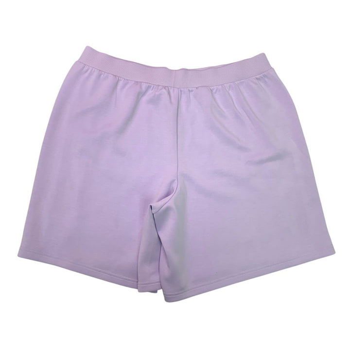 New Offline Womens XL Light Purple Side Stripe Elastic Waist Athletic Shorts
