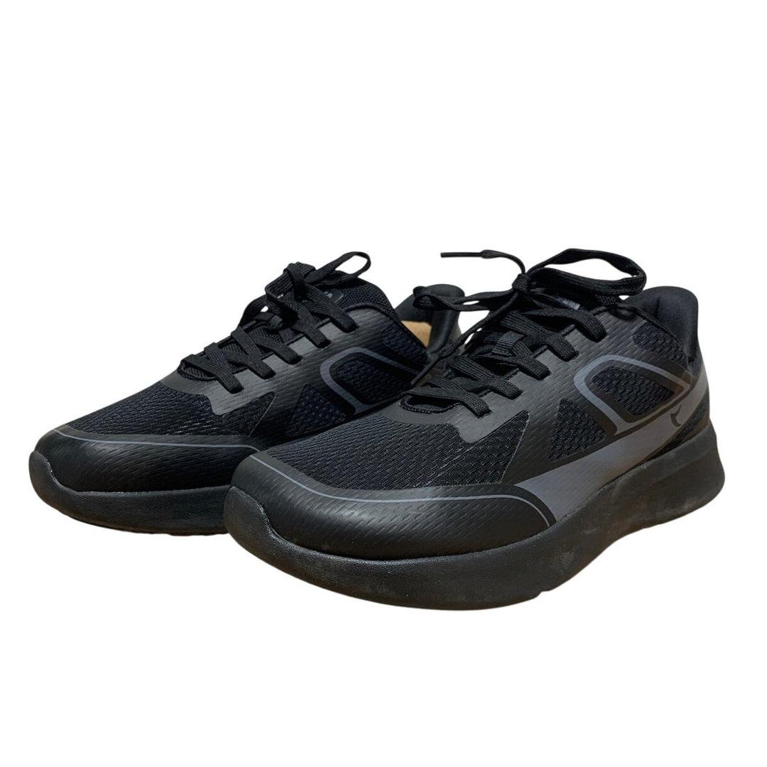 WNA Step Up Mens Size 10.5W 10.5 Wide Black Sneakers Lace Up Tennis Shoes