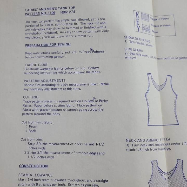 1974 Stretch &amp; Sew 1100 Women&