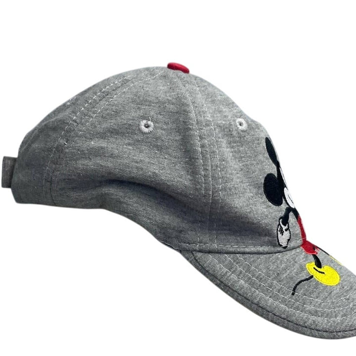 Disney Mickey Mouse Kids One Size OSFM 100% Cotton Hook &amp; Loop Back Cap Hat