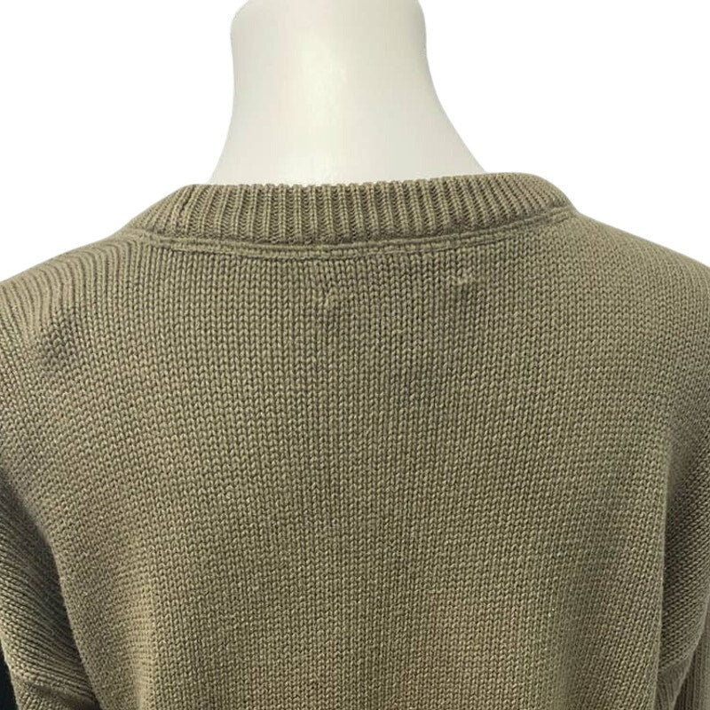 Croft &amp; Barrow Mens Large Tall LT Long Sleeve Crew Neck Pullover Cotton Sweater