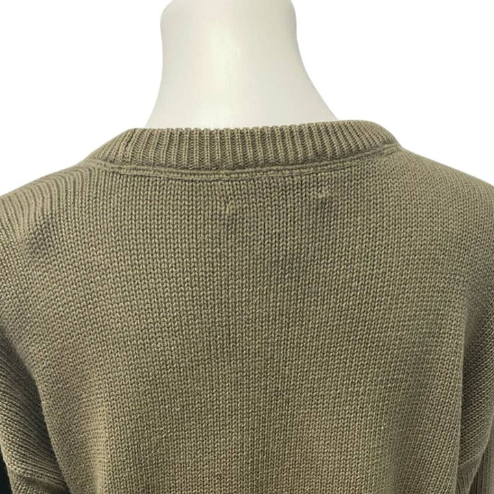 Croft &amp; Barrow Mens Large Tall LT Long Sleeve Crew Neck Pullover Cotton Sweater