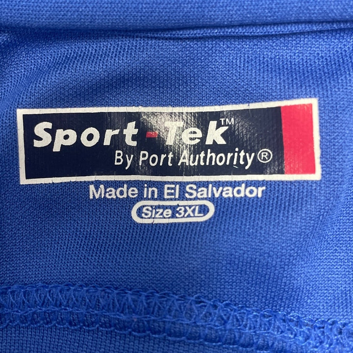 Sport Tek Mens 3XL 100% Polyester Short Sleeve Collared Polo Shirt
