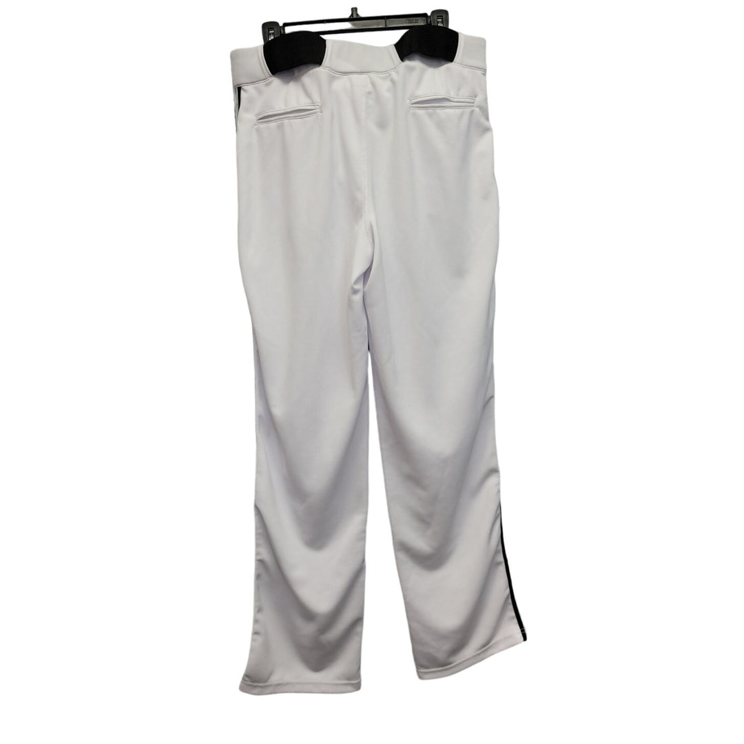 Champro Mens Large 100% Polyester Belted Side Striped Athletic Baseball Pants