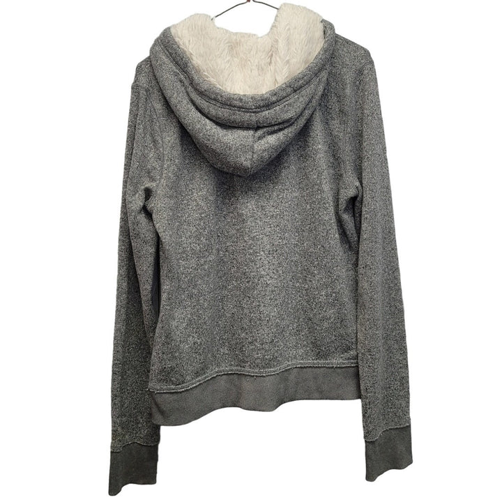 Aeropostale Womens Large 100% Polyester Long Sleeve Full Zip Hooded Jacket
