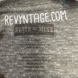 Hand Printed Upcycled Mens XL Vintage Eiffel Tower Paris Architecture Tee Shirt
