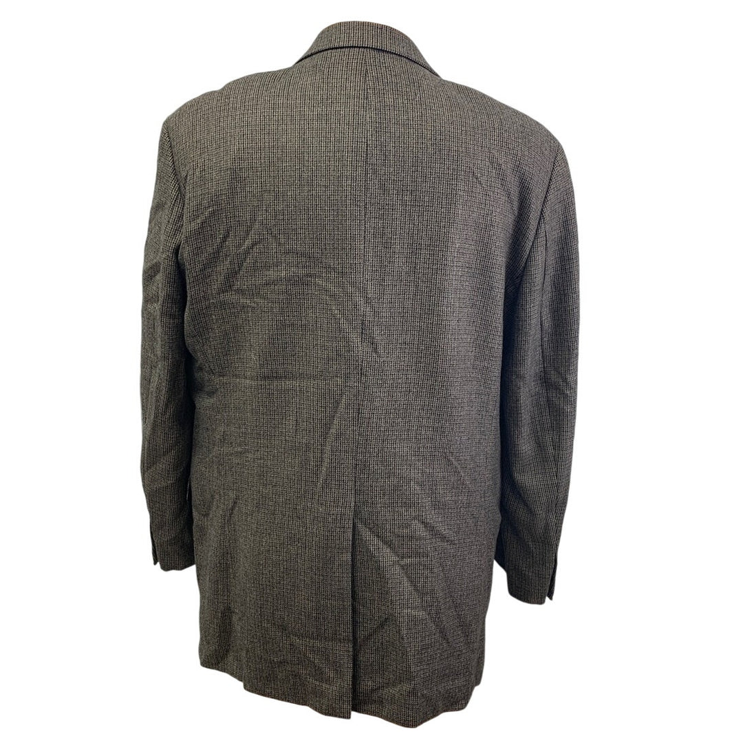 Chaps Mens 44L 44 Long 100% Lambswool Long Sleeve 2-Button Sportscoat Blazer