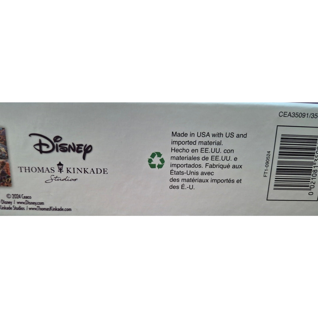 Ceaco Thomas Kinkade Studios Disney Themed 2000 Piece Jigsaw Puzzle w Poster