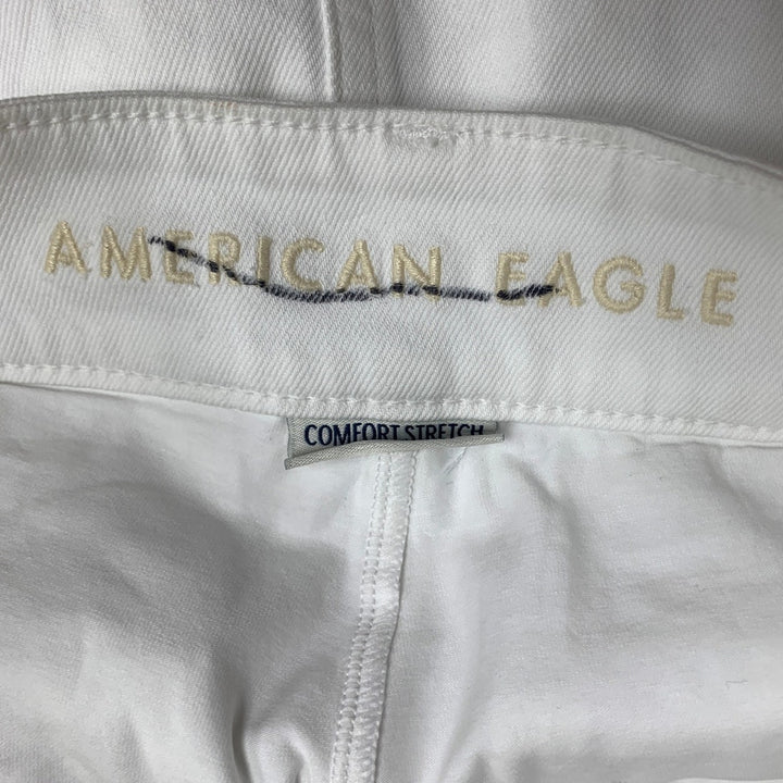 New American Eagle Womens Size 8 Comfort Stretch Low Rise ALine Mini Denim Skort