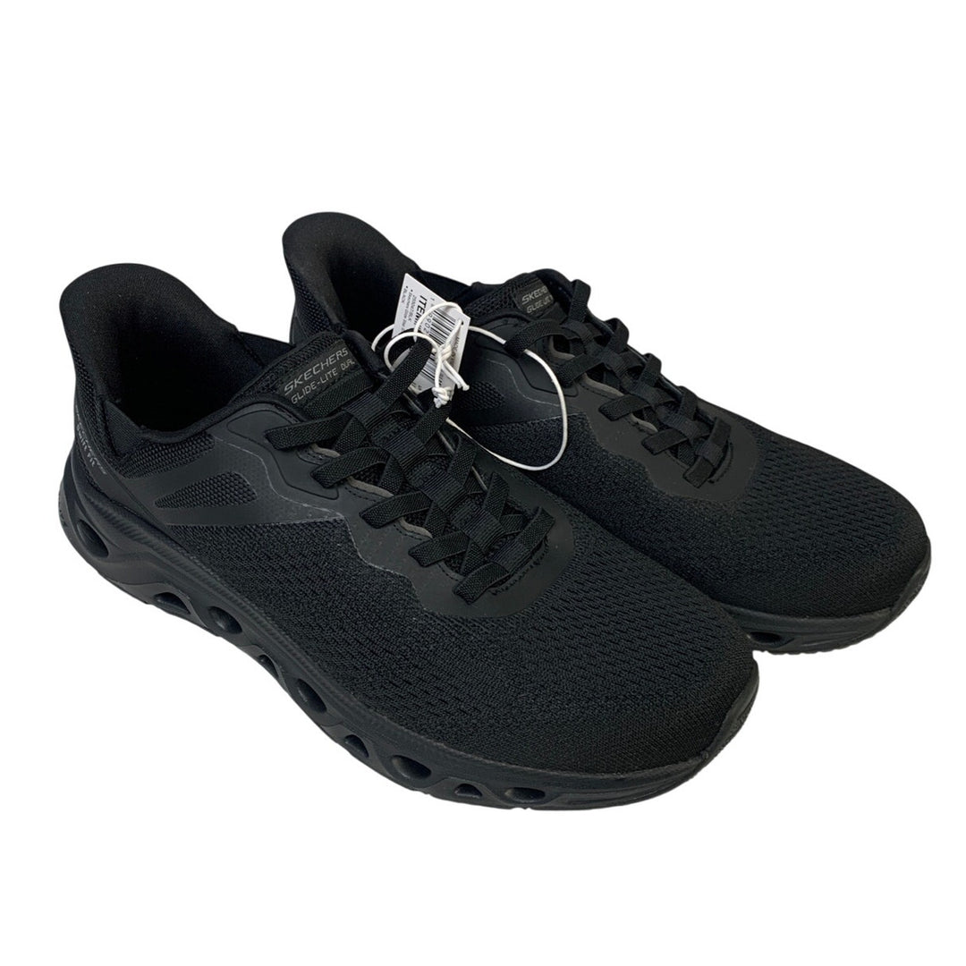 Skechers Mens Size 12 Black Mesh Hands Free Swift Fit Athletic Sneaker Shoes