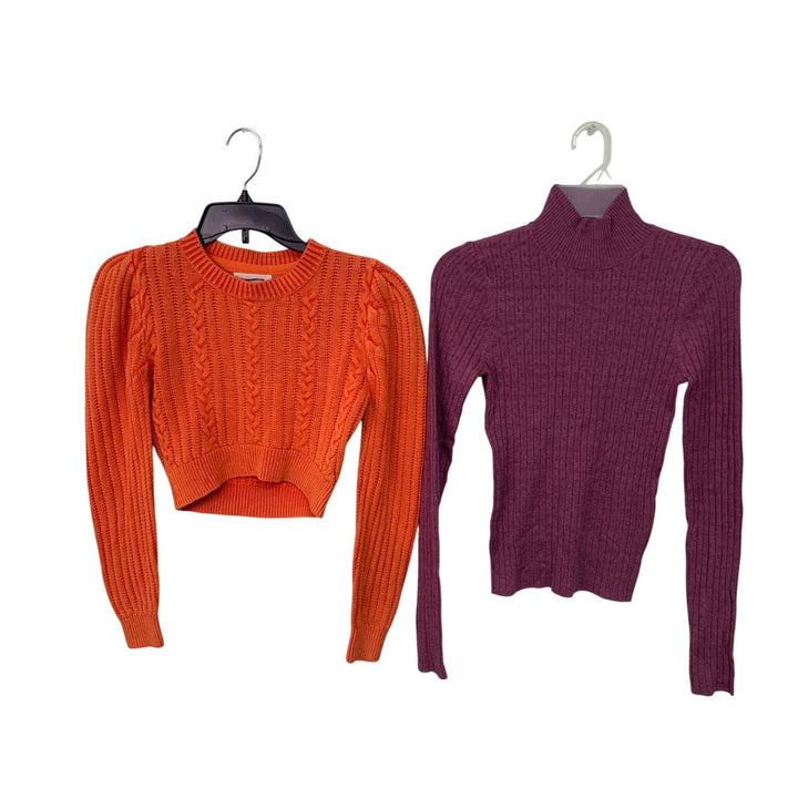 Lot of 2 Urban Outfitters American Eagle Womens Small Long Sleeve Sweaters