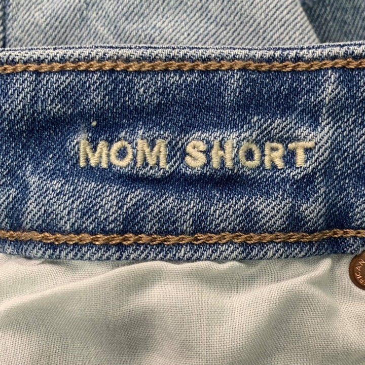 New American Eagle Womens Size 2 Distressed Mom Short Jorts Denim Jean Shorts