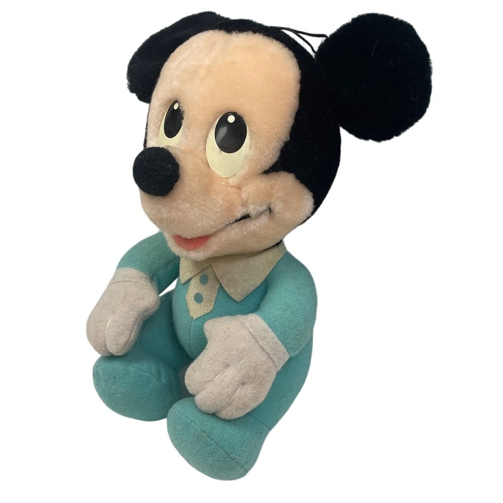 Vintage 1984 Disney Babies Hasbro Baby Mickey Mouse Plush Stuffed Animal