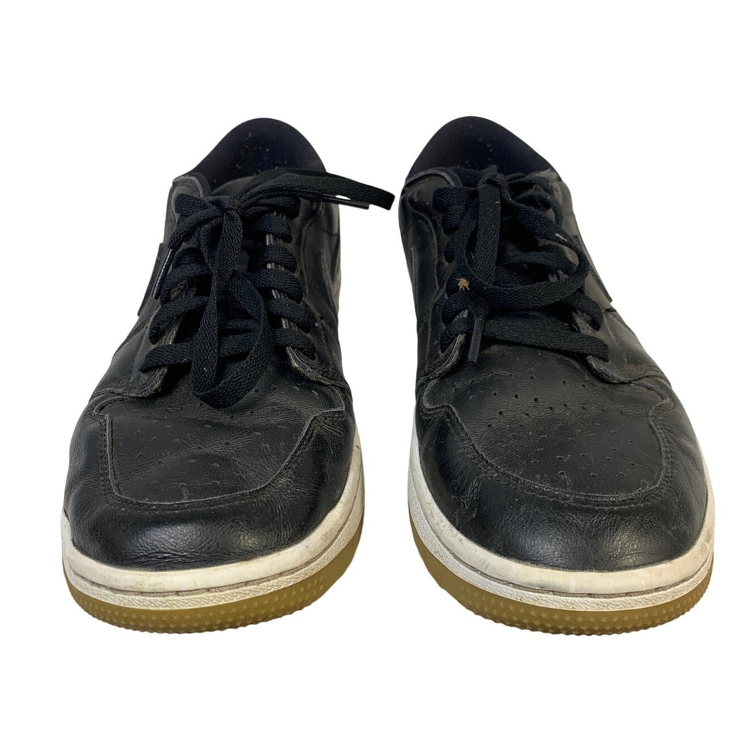 Nike Air Jordan Mens Size 9.5 Black Sneakers Lace Up Low Top Golf Shoes