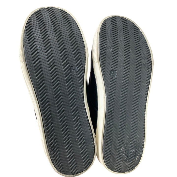 Firelli Boys Size 5 Black Loafers Hook &amp; Loop Closure Round Toe Oxford Shoes