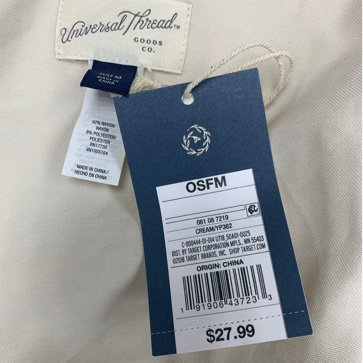 New Universal Thread Womens OSFM One Size Polyester Rayon Open Front Cardigan