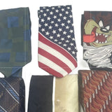 Lot of 6 USA Tazmanian Devil Art Deco Vintage and Modern Mens Neck Ties