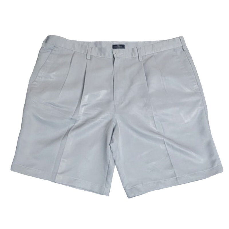 Dockers Mens Size 42 Premium Golf Relaxed Pleated Front Casual Stretch Shorts